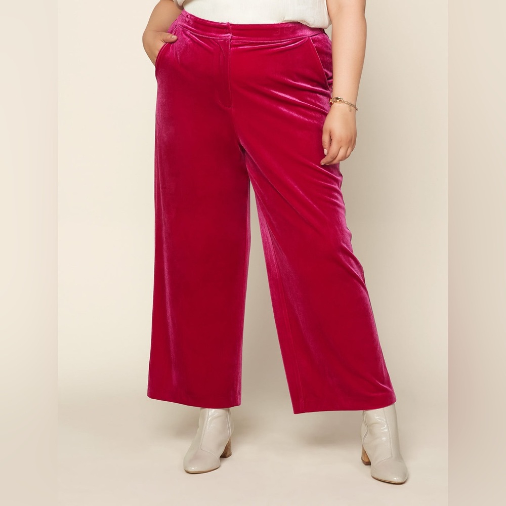 Skies Are Blue Velvet Pants